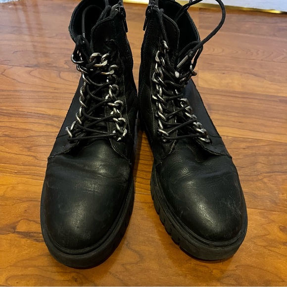 Combat lace up boots size 9.5 - Picture 12 of 12